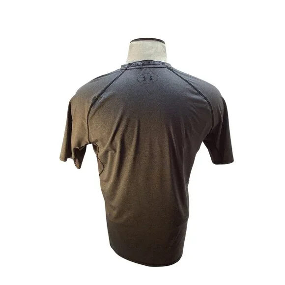 Under Armour Men's Grey Short Sleeve Athletic T-Shirt Size 2XL - Picture 5 of 7